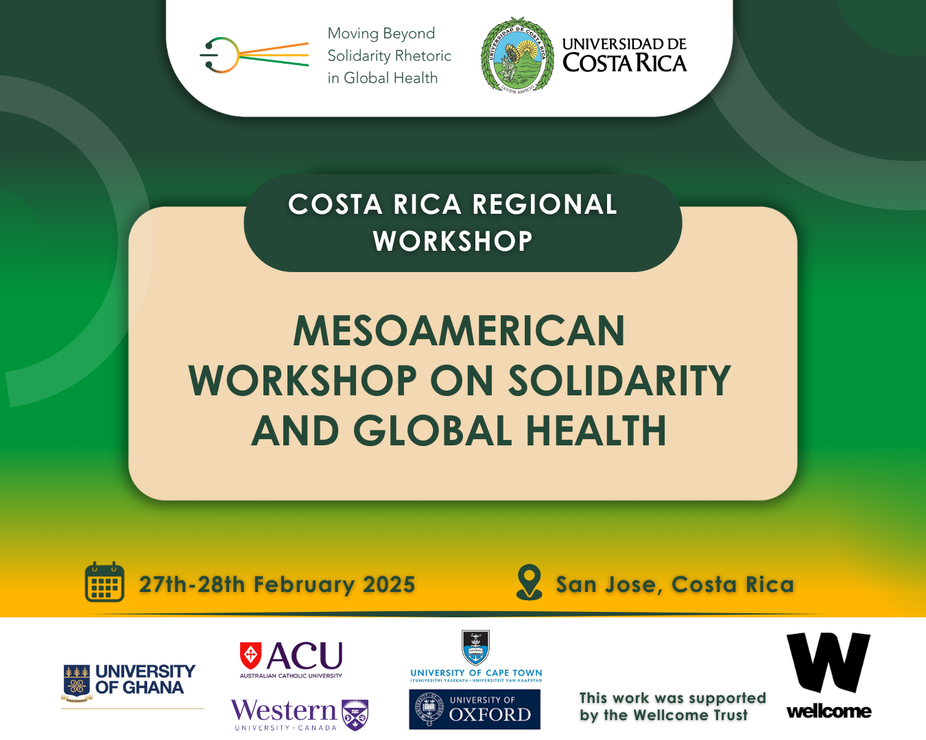 Costa Rica Workshop Poster