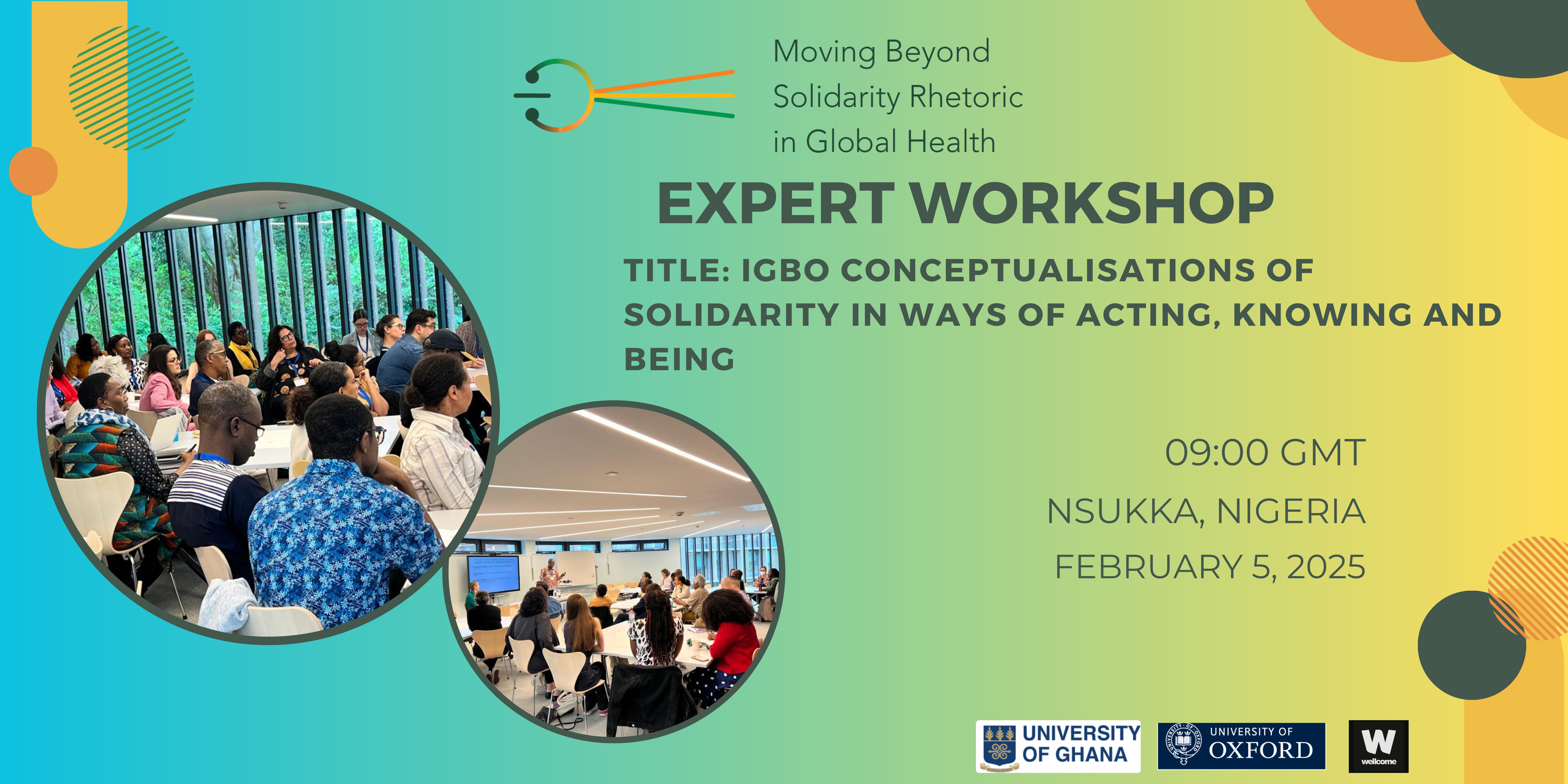 Expect Workshop on Igbo Conceptualisations of Solidarity in Ways of Acting, Knowing and Being