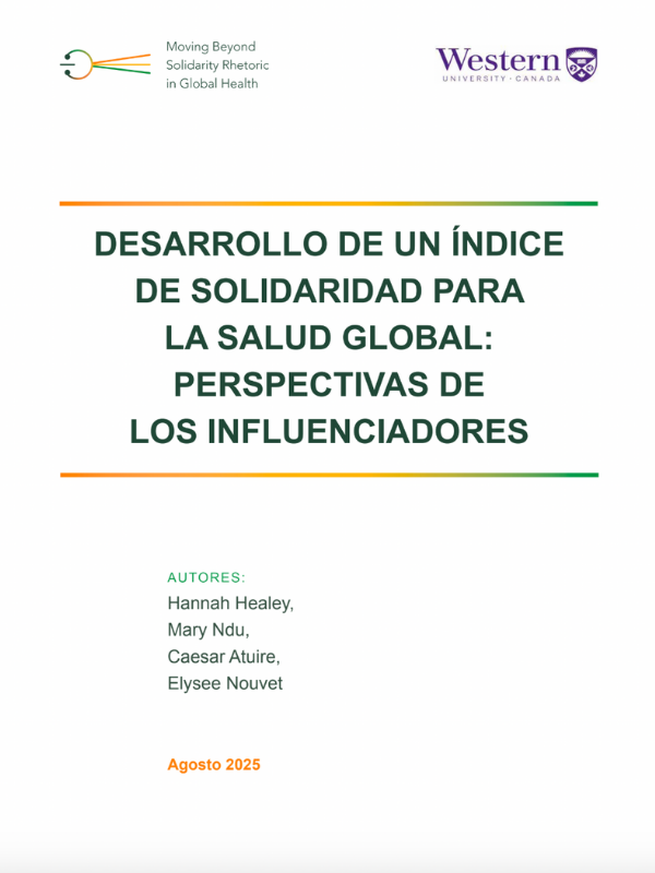 Spanish Solidarity Index Report